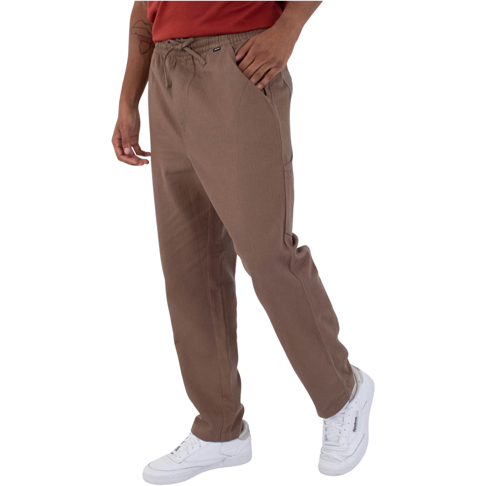 2026 Hurley Mens Painter Straught Pants HFA25MMPT03825 - Mahogany